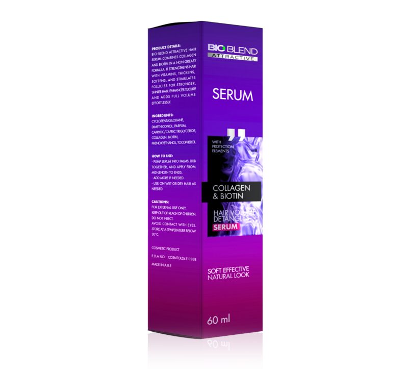 Hair Serum with Collagen & Biotin for Volume & Strength - Image 3